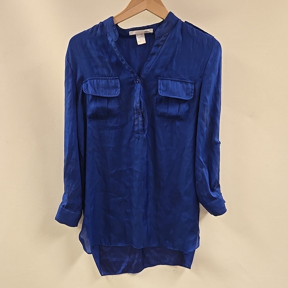 Ellison Long Sleeve Shirt Womens Large Blue